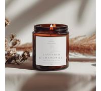 Luxury Soy Candle Gift - 250ml Highly Scented Candles - Perfect for Mother's Day - Lemongrass & Ginger, Mandarin & Sandalwood, Wild Bluebell, Lavender & Chamomile (Lavender & Chamomile)