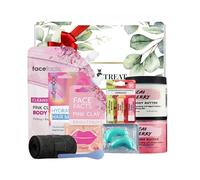 Luxury Spa Gift Set for Women - 9-Piece Vegan Bath and Skincare Gift Box Included with Face Mask, Acai Scrub & Pink Clay Beauty Set