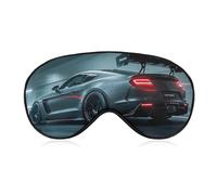 Luxury Sports Car Sleep Mask for Women Men, Soft Eye Mask with Adjustable Strap for Sleeping, Light Blocking Travel Blindfold for Nap Comfortable Eye Cover for Home Office