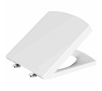 Luxury Square Soft Close Toilet Seat White Wc Quick Release Top Fixing Hinges
