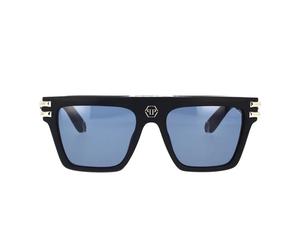 Luxury Square Sunglasses with Unique Design - unisex - Philipp Plein - Sunglasses - Black - 56 MM - Accessories 56 MM