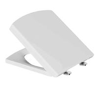 Luxury Square Toilet Seat Soft Close White Heavy Duty Quick Release Hinges