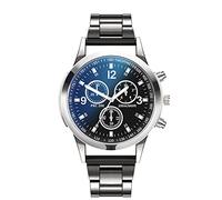 Luxury Stainless Steel Quartz Watch - Mens and Ladies Waterproof Multifunctional Analogue Wristwatch - Classic Business Office Gifts for Men - Daily Deals