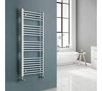 Luxury Straight Towel Radiator Rail Central Heating Rail Ladder 500 x 1200mm Wall-Mounted Ladder Radiator Modern Vertical Towel Warmer for Bathroom - Chrome Plated