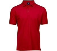 Luxury Stretch Pique Polo Shirt TEE JAYS Red XXL