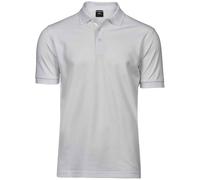 Luxury Stretch Pique Polo Shirt TEE JAYS White 5XL