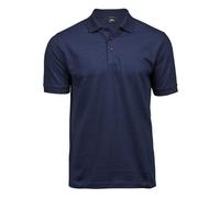Luxury Stretch Short Sleeve Polo Shirt TEE JAYS Mid Blue XXXL