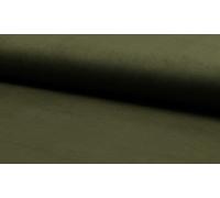 Luxury Stretchy Faux Suede Suedette Fabric Material - Army (Precut, 1Mtr-145cmx100cm)