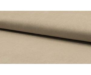 Luxury Stretchy Faux Suede Suedette Fabric Material - Sand, 10MTR 1000cmx145cm