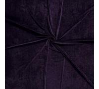 Luxury Stretchy Soft Velvet Velour Fabric Material - Dark Wine, 1MTR 150x100cm