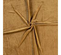 Luxury Stretchy Soft Velvet Velour Fabric Material - Gold, 1MTR 150x100cm