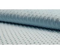 Luxury Supersoft DIMPLE Cuddle Soft Fleece Fabric Material - Blue, 1/4Mtr 75cmx50cm