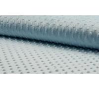 Luxury Supersoft DIMPLE Cuddle Soft Fleece Fabric Material - Blue, Precut - 1Mtr - 150cmx100cm