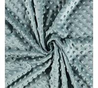Luxury Supersoft DIMPLE Cuddle Soft Fleece Fabric Material Dark Mint, 1Mtr 150cmx100cm