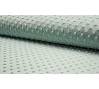 Luxury Supersoft DIMPLE Cuddle Soft Fleece Fabric Material - Dusty Mint, 1/4Mtr 75cmx50cm