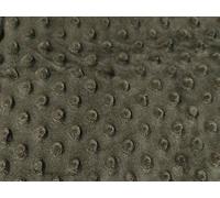 Luxury Supersoft DIMPLE Cuddle Soft Fleece Fabric Material Khaki, 1Mtr 150cmx100cm