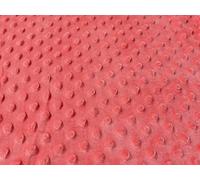 Luxury Supersoft DIMPLE Cuddle Soft Fleece Fabric Material Peach, 1/4Mtr 75cmx50cm