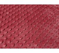 Luxury Supersoft DIMPLE Cuddle Soft Fleece Fabric Material Terracotta, 1Mtr 150cmx100cm