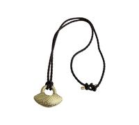 Luxury Sweater Chain Metal Woven Collarbone Chain Adjustable Pendant Necklace French Charm Her Party Jewelry
