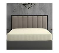 Luxury T250 Satin Stripe 100% Cotton Fitted Sheet - Deep 30cm Box, Soft Breathable Hotel-Style Bed Sheet, Premium Durable Cotton Bedding