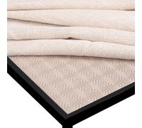 Luxury Table Protector Heat Resistant Waterproof Tablecloth Protective Table Covering for Dining Room Premium Table Protection Pad Cream, Grey, Beige, Brown (Beige, 80x120 cm)
