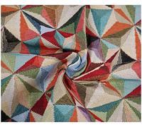 Luxury Tapestry Woven Curtain Upholstery Fabric Sofa Cushion Durable Material (A4 Sample (21 x 30cm), Little Harlequin)