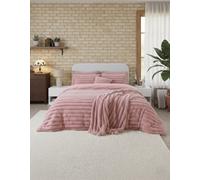 Luxury Teddy Cord Design Bedding Set Ultra Soft Cozy Stylish Comfort Pink
