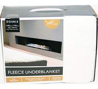 Luxury Thermal Fleece Under blanket Warm Fitted Bed Cover Mattress Protector (Double)