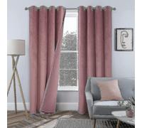 Luxury Thermal Insulated Drapes Thick Solid Living Efficient Blackout Curtain