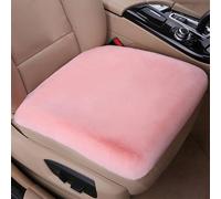 Luxury Thickened Plush Car Seat Cushion Set,Soft Fluffy Protector Warm Faux Rabbit Fur Non-Slip Front and Back Seat Covers (E)