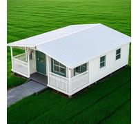 Luxury Tiny Home for Sale, 40ft Expandable Tiny Home 3 Bedroom1 Kitchen and Bathroom, Modular Foldable Container House with Living Room, Custom Prefab Folding Tiny House for Adults