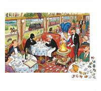 Luxury Train Dining Car Disturbance Wooden Jigsaw Puzzle Waterproof 1000 Piece Puzzles for Adults Gifts Impossible Educational Games