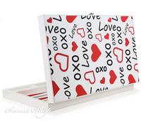 Luxury Trend Lover Backgammon XXL Tavla Board Game Valentine's Day