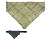 Luxury Tweed Bandana's Dogs By CosyDogs Sizes XS to Large… (Large)