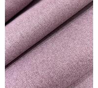 Luxury Tweed Faux Wool, Fire Retardant, Chevron Herringbone Upholstery Fabric, 140cm Wide, Sold by The Metre (Fuchsia Pink)