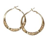 Luxury Twisted Rhinestone Earrings - Elegant, Sparkling & Timeless, Elegant Large Hoops for Women, Fashion Trendy Jewelry Wedding Party Gift (Gold)