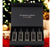 Luxury Unisex Perfume Gift Set (5x20ml) - Long Lasting Eau de Parfum Collection for Men & Women - Oud, Arabian Nights, 540 Elixir, Aqua Swim, Smokin’ Cherry - Travel Size Premium Gift Box Set