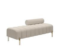Luxury Upholstered Bench for Living Room Bedroom Dressing Area - Stylish Sofa Stool Extra Large Bed End Bench Comfortable Seating for Home Decor