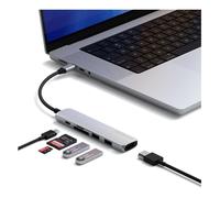Luxury USB-C Hub | Slim 6-in-1 Multiport with 100W PD & Stunning 4K HDMI Output