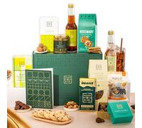 Luxury Vegan Gift Hamper Basket, Luxury Gourmet Gifts for Women, Men, Couples, with Vegan Chocolate by EDEN & CO - Plus Non-Alcoholic Mocktail