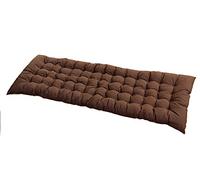 Luxury Velvet Chaise Lounge Cushions - Extra Large Zero Gravity Swing Pad for Rocking Chair & Patio - Indoor/Outdoor Comfort (Brown 175cm L x 45cm W)