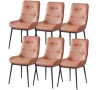 Luxury Velvet Dining Chairs Set of 4 Elegant Nordic Style with High Backrest and Gold Metal Legs Comfortable Upholstered Side for Living Room Kitchen or Restaurant. (B Set of 6)