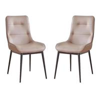 Luxury Velvet Dining Chairs Set of 4 Elegant Nordic Style with High Backrest and Gold Metal Legs Comfortable Upholstered Side for Living Room Kitchen or Restaurant. (D Set of 2)