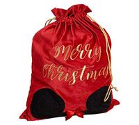 Widdop and Co Luxury Velvet Disney Christmas Sack for Presents/Gifts - Minnie Mouse