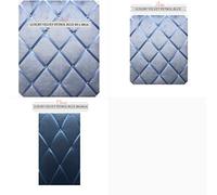 Luxury Velvet Fabric, Memo/Message/Photo/Notice Board Chioce of Colours and Sizes, Classic, Large, Extra Large, Hangs Portrait (Petrol Blue, Extra Large 60x48cm)