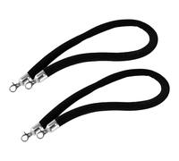 Luxury Velvet Stanchion Ropes, Queue Divider & Crowd Control Barriers for Commercial Spaces, Car Shows, Movie Theaters, Weddings (Blue 3ft/91cm)