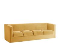 Luxury Velvet Stretch Sofa Cover Set Non-Slip Chesterfield Slipcovers for XL Sofas & 4 Large Cushions Fur Protection Easy Care Soft & Durable Furniture Shield