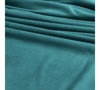Luxury Velvet Upholstery Fabric - Soft Sheen 100% Polyester, 225 GSM Knitted Backed - Teal - 5 Metre (500cm x 148cm)