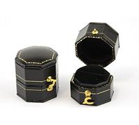 Luxury Victorian Antique Style Hexagon Ring Box