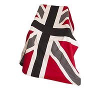 Luxury Vintage Style Union Jack Wool Blend Throw British Flag Design Heavy Weight Great Britain Blanket